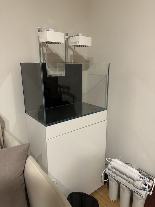 Морський акваріум з нижнім сампом (новий) 610х360х400