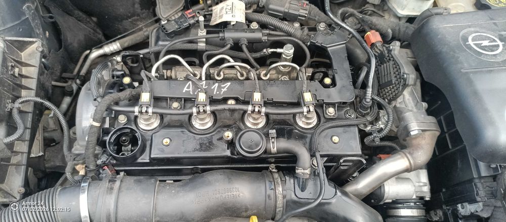 Silnik Opel Astra 1.7cdti A17DTC