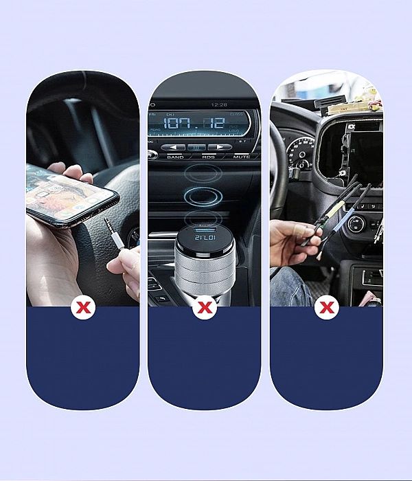 Ugreen odbiornik dźwięku Bluetooth 5.3 kabel USB adapter audio AUX jac