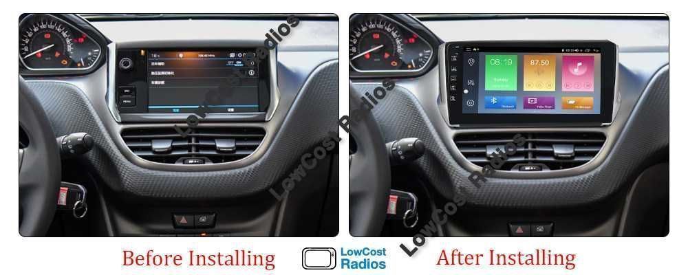 *Auto Rádio GPS PEUGEOT 2008 / 208 | ANDROID • Multimédia BT USB WIFI | CARPLAY • ANDROID AUTO