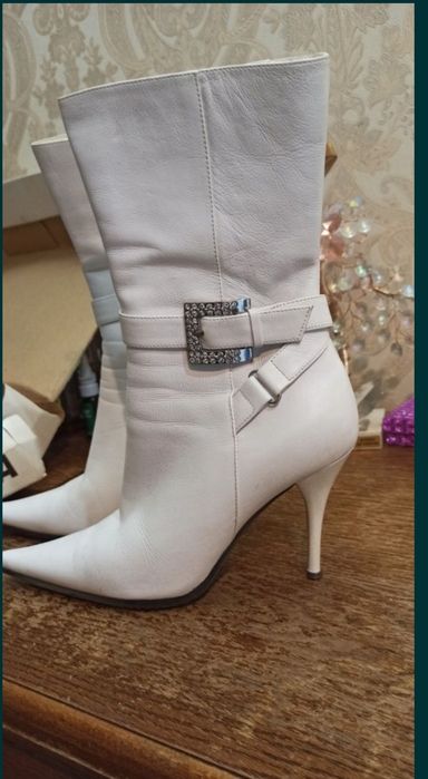 Полусапожки, натуральна шкіра