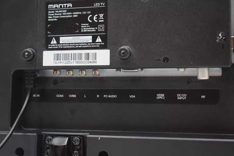 Telewizor 19 cali LED Manta 19LHN122D HD Do ZK