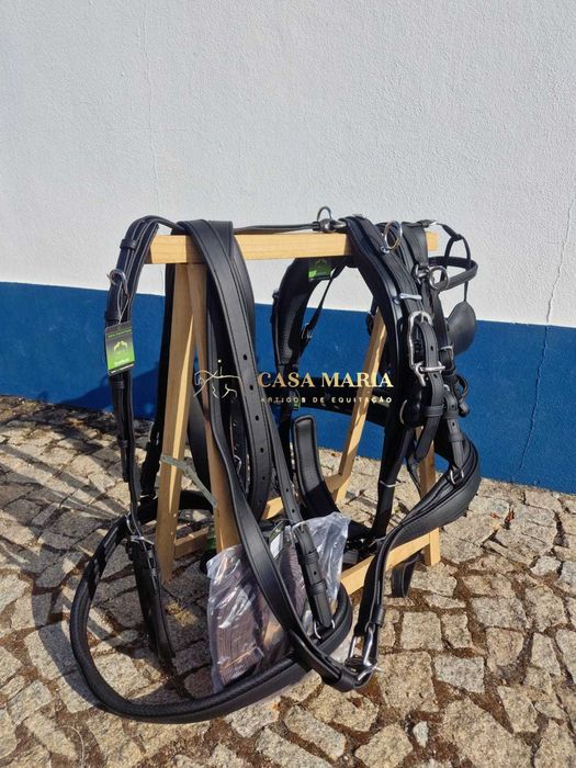 Arreios de Atrelagem "EUROTECH" IDEAL EQUESTRIAN - NOVOS