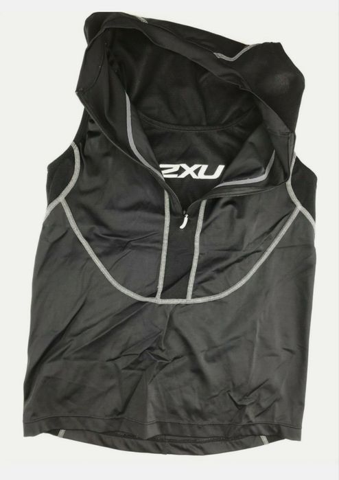 Спортивна майка для бігу жіноча s 42-44 2xu running singlet triathlon tank sleeveless 1/2 zip