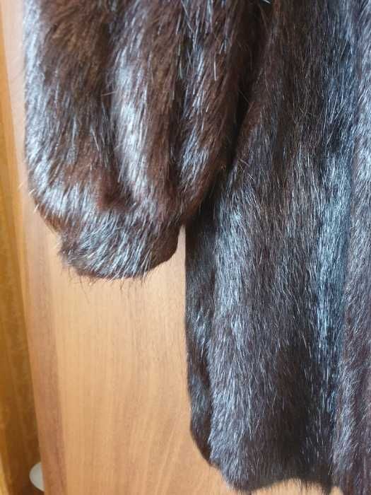 Futro z nutrii brązowe