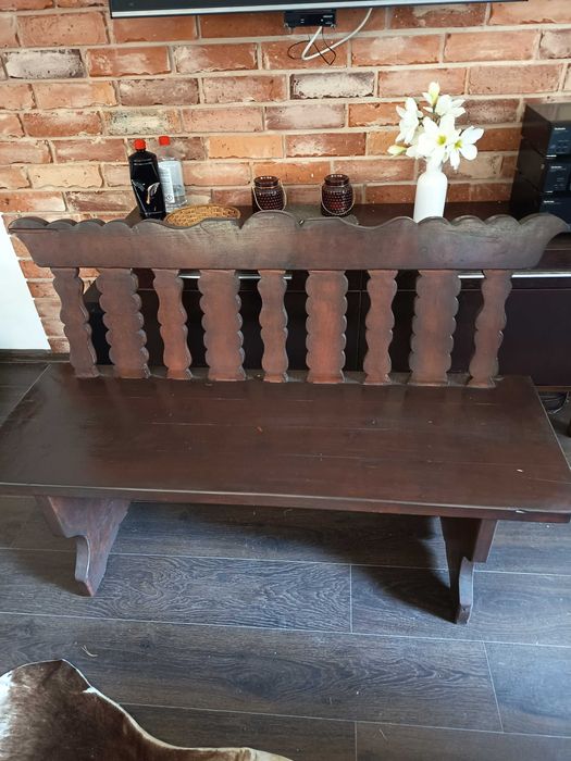 Ławki ogrodowe drewniane 2 szt