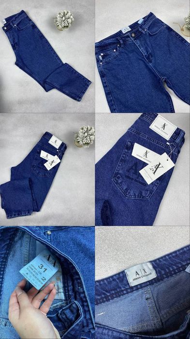 Джинси Armani Exchange/класичні джинси армані/armani exchange штани