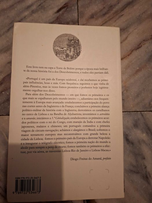 Livro da Lusitânia a Portugal do Autor Diogo Freitas de Amaral