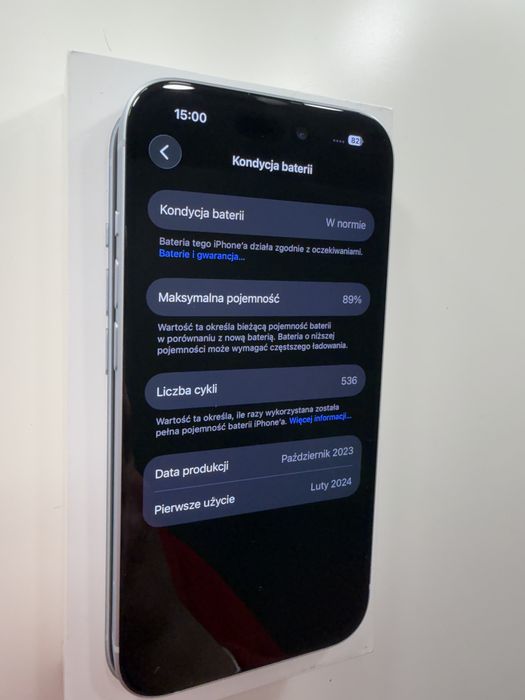 Iphone 15 128 GB niebieski