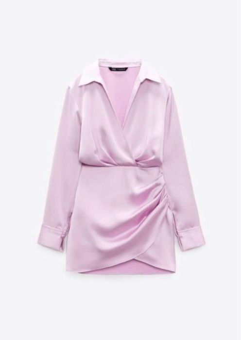 Сатинова сукня ZARA