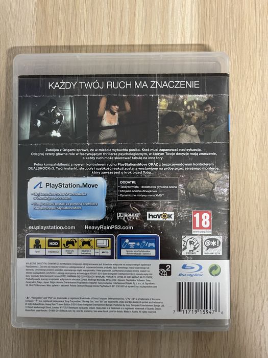 Ps3 heavy rain move edition