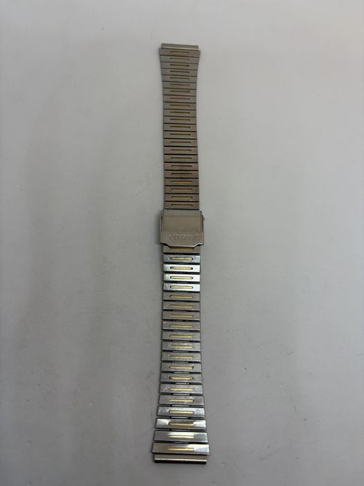 Bransoleta Citizen 18 mm dwuczęściowa złote wstawki sprawna