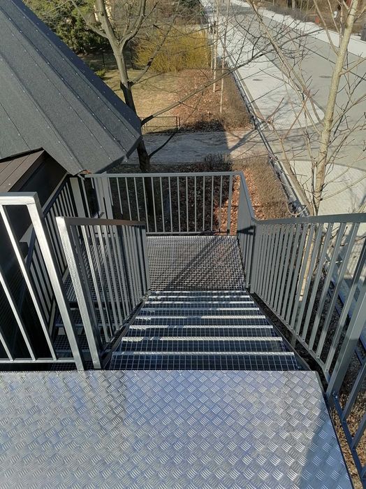 Schody Metalowe zew/wew. schody warsztatowe schody techniczne magazyn