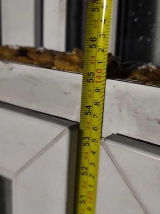 Okno pcv białe z demontażu 146x140