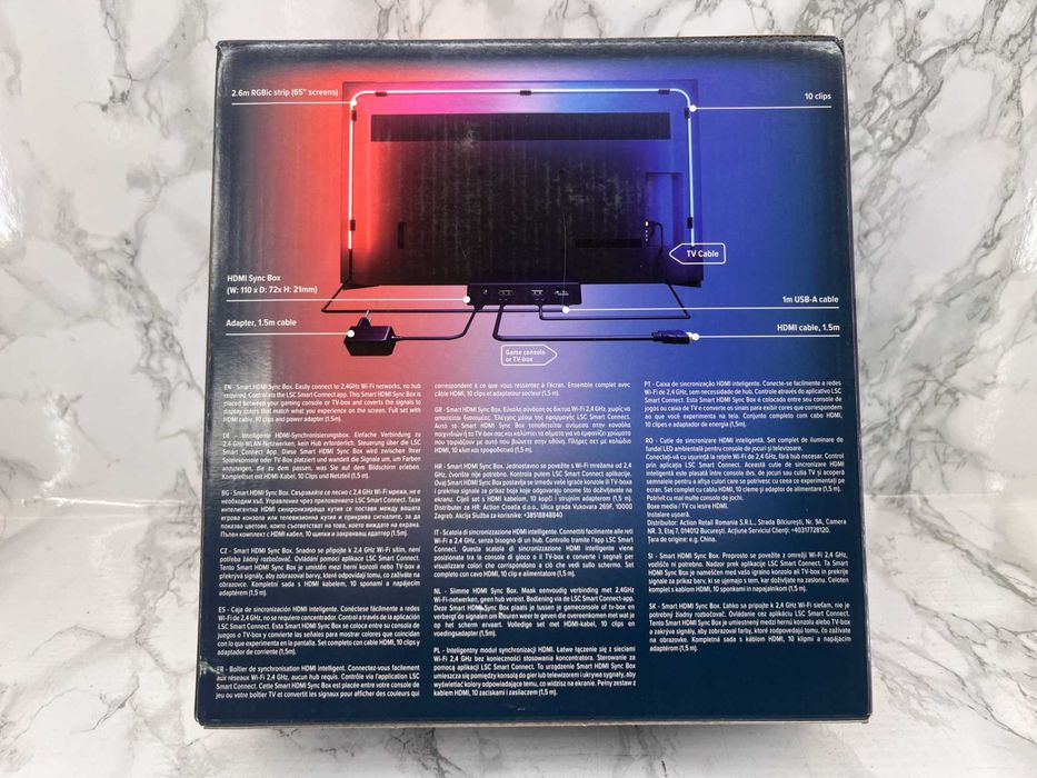 Oświetlenie LED SMART HDMI Sync Box lsc smart connect 2.6m