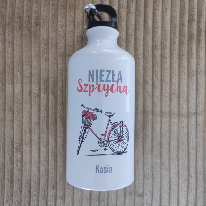 Butelka/bidon spersonalizowany (Niezła szprycha Kasia)