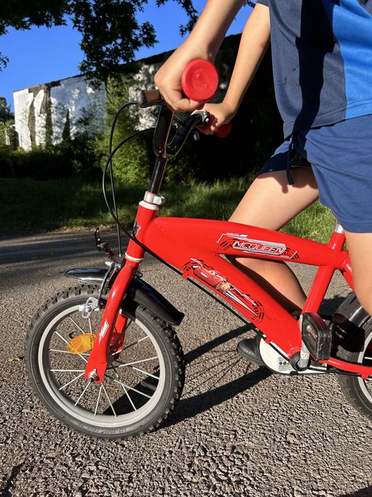 Bicicleta Roda 14 - 4-7anos faisca mcqueen