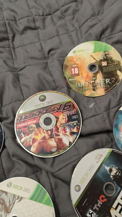 Диски на xbox 360 в не очень хорошем состоянии