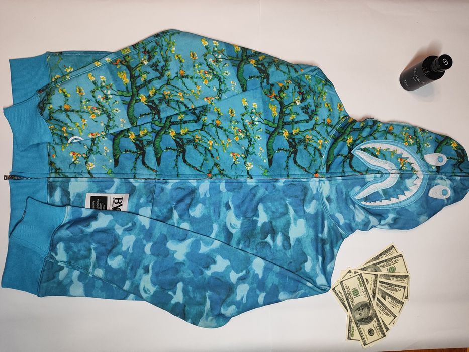 Зіпка бейп ван гог/ bape van gogh zip