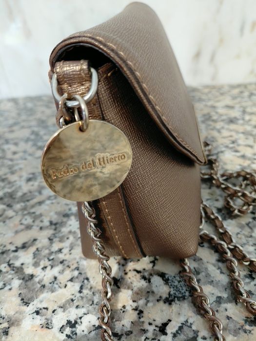 Mala/Carteira/Clutch Pedro Del Hierro em Pele