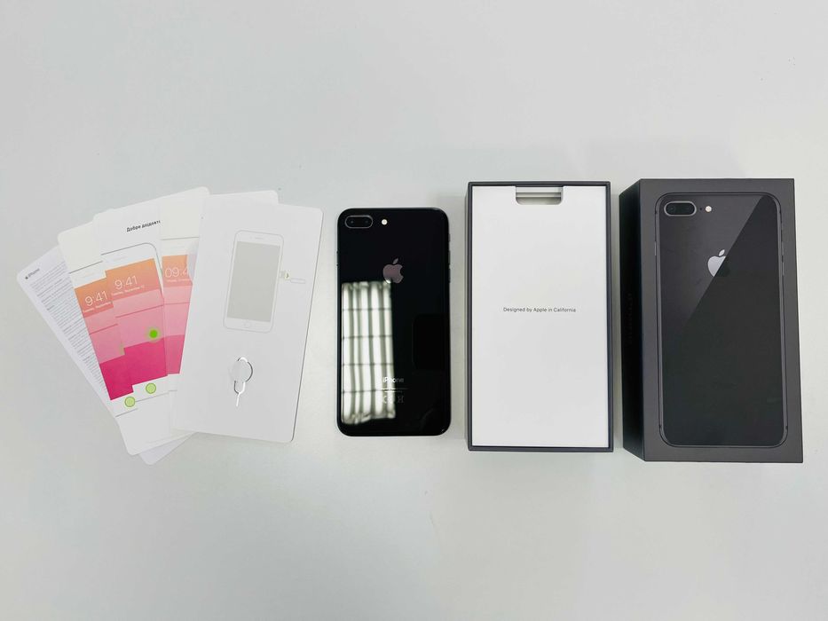 Apple iPhone 8 Plus 64 GB Space Gray - bardzo zadbany, od pierwszego właściciela