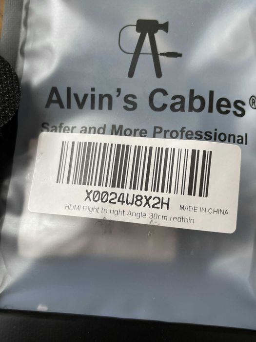 kabel Alvin's Cables - HDMI Right to right Angle 30cm (kątowy)