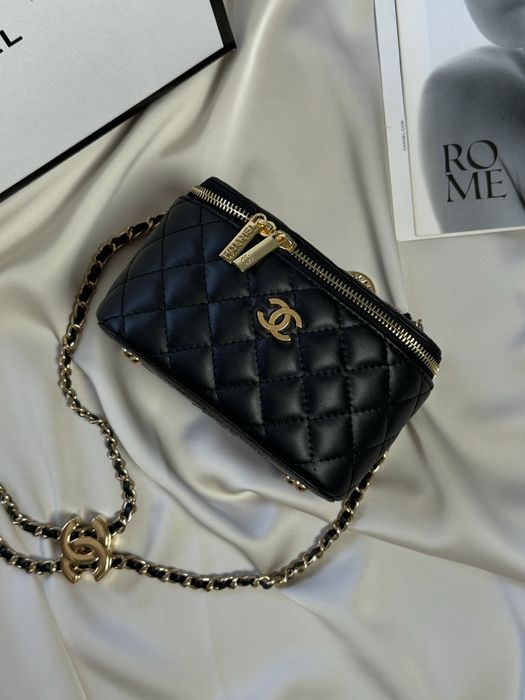 Сумка Chanel Lambskin женская сумка шанель клатч боченок кроссбоди топ