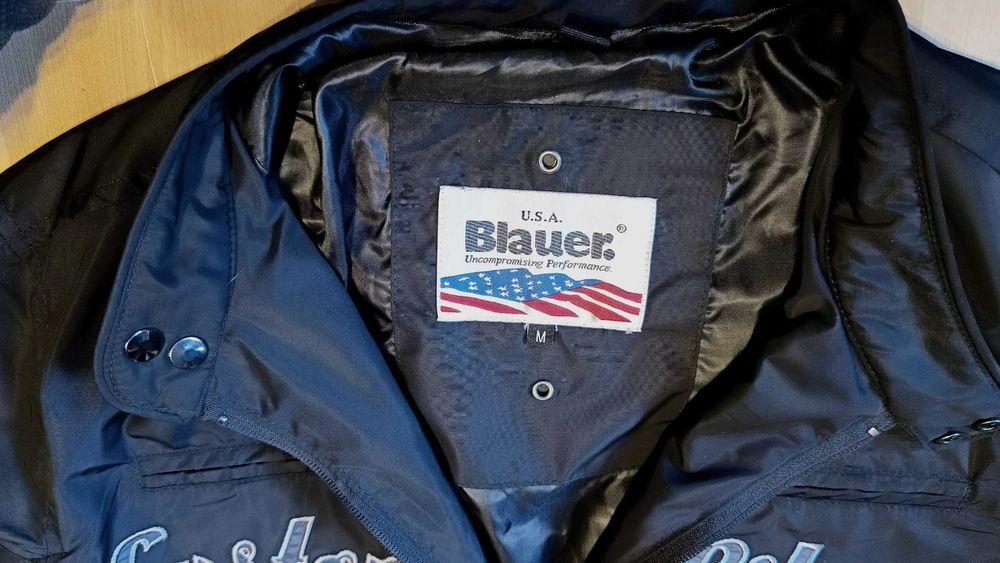 Męska kurtka przejściowa BLAUER U.S.A.BLACK ORION r.M stan idealny