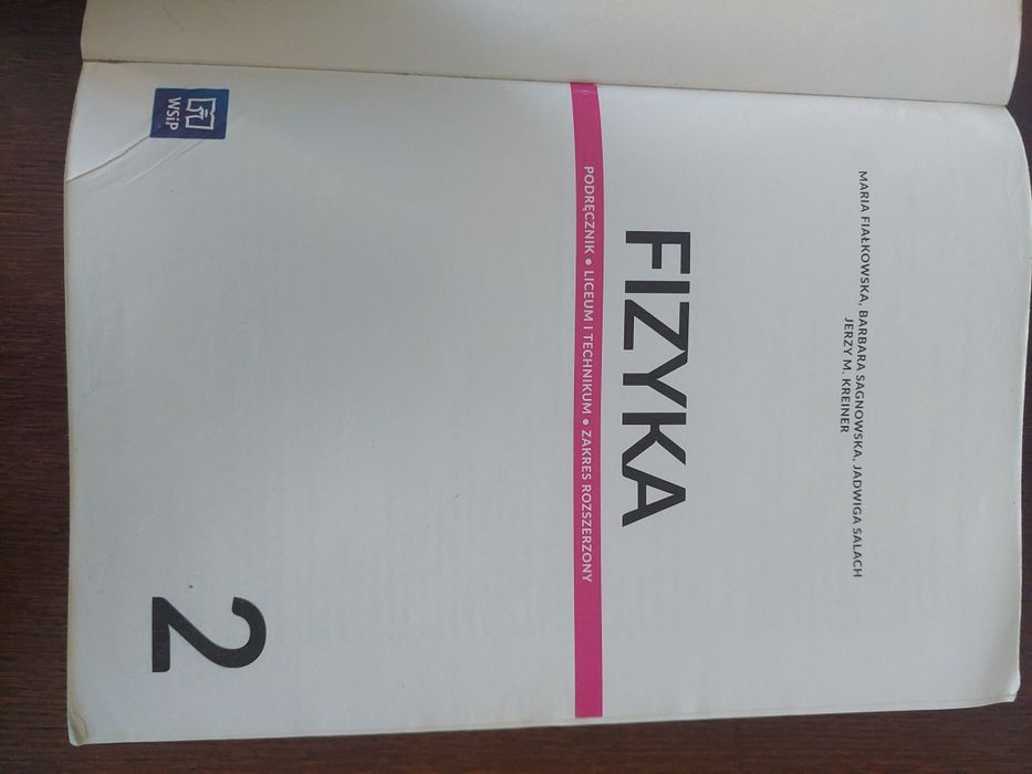 Fizyka 2 liceum i technikum zakres rozszerzony 2019 wsip podręcznik