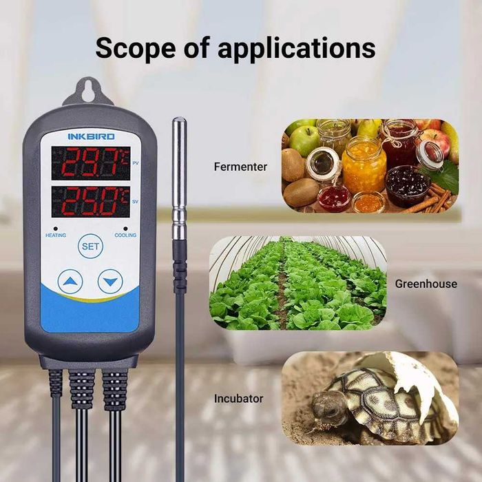 Inkbird ITC-310T-B Температурний датчик регулятор уонтроллерТ НОВИЙ