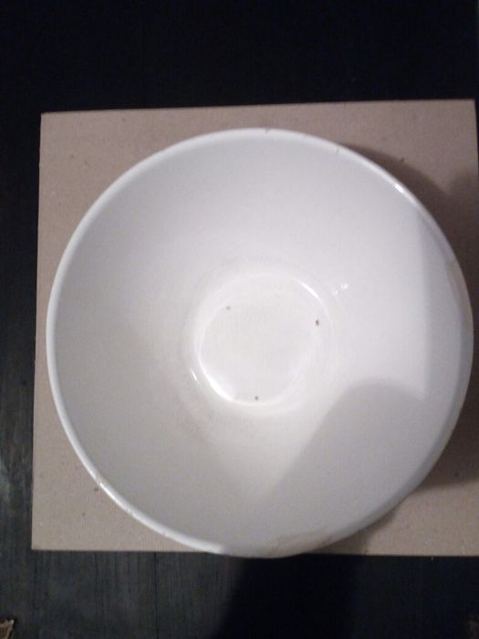 Fábrica de S.Roque Aveiro, Tigela branca, antiga, tamanho grande.