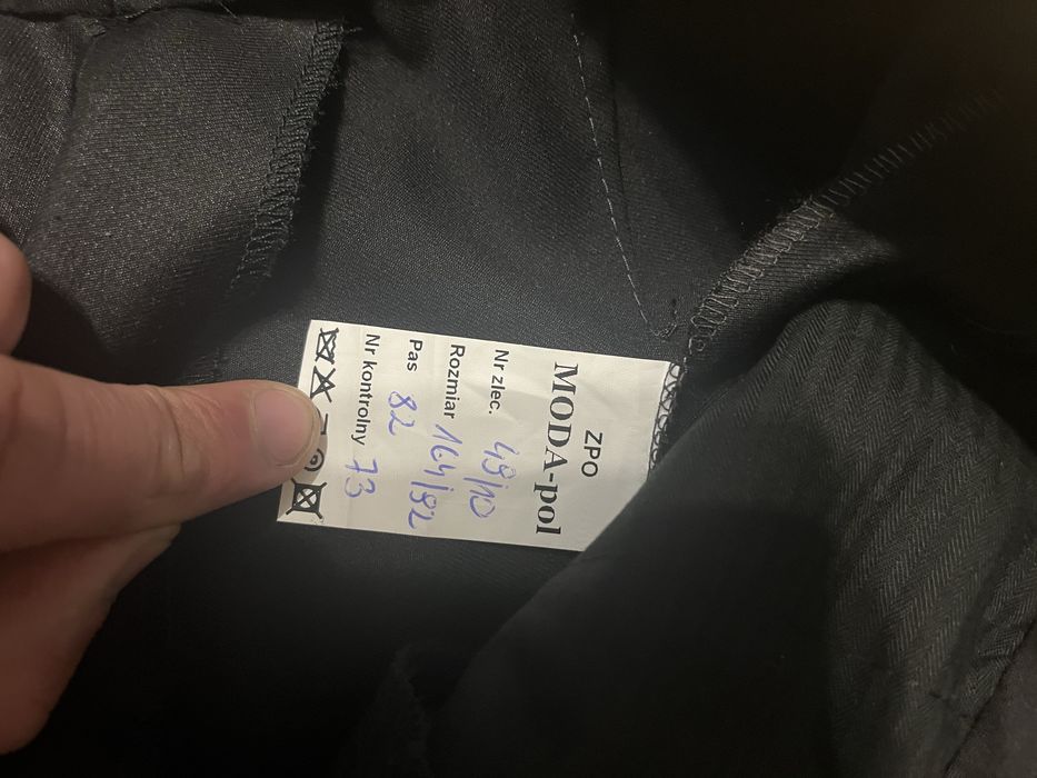 Garnitur czarny 170/92