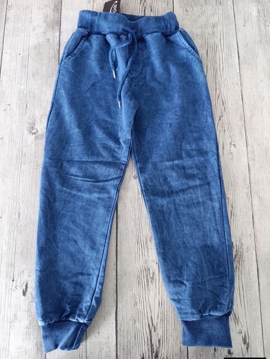 Wyprzedaż dekatyzowane spodnie r. 5-6 l. (110/116)