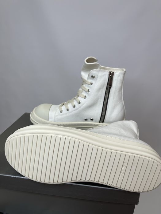 Rick Owens Ramones White Higt Top/Кеди Rick Owens Ramones/size42,43,44