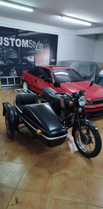 Jawa Ts350 com SIDE car