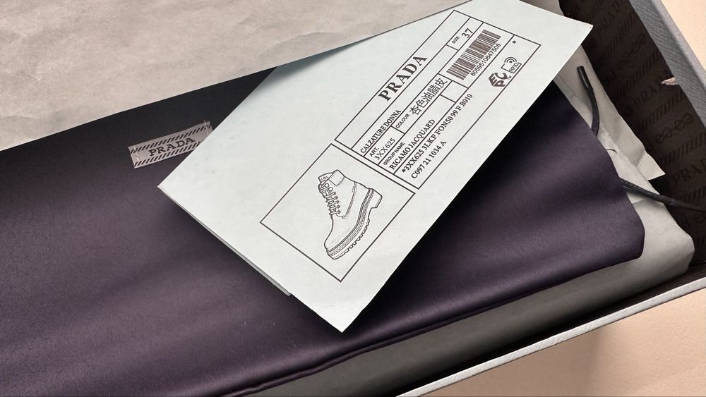 Ботинки Prada. Новые