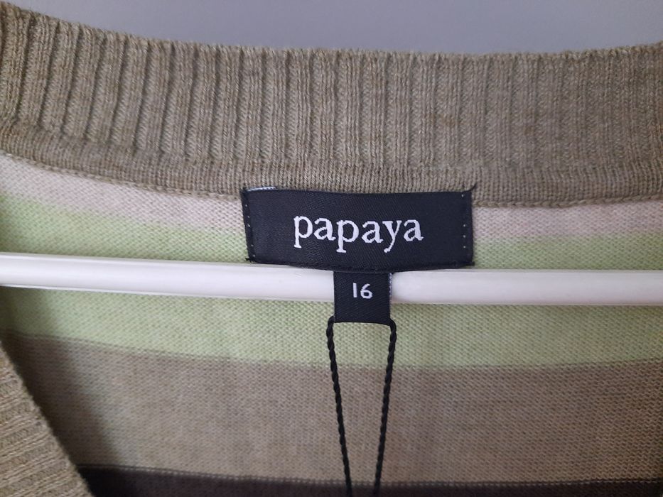 Kamizelka w paski NOWA 164-170cm rozmiar S/M