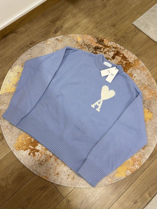 Ami Paris Camisola Lã - Azul (S)