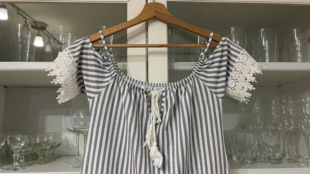 Sukienka tunika hiszpanka holiday vibe lace XS