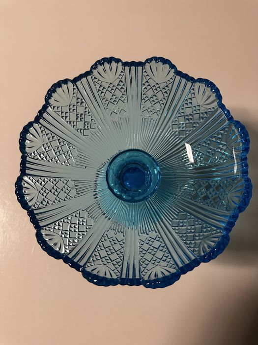 Błękitna Owocarka wachlarze. Ząbkowice.       PRL