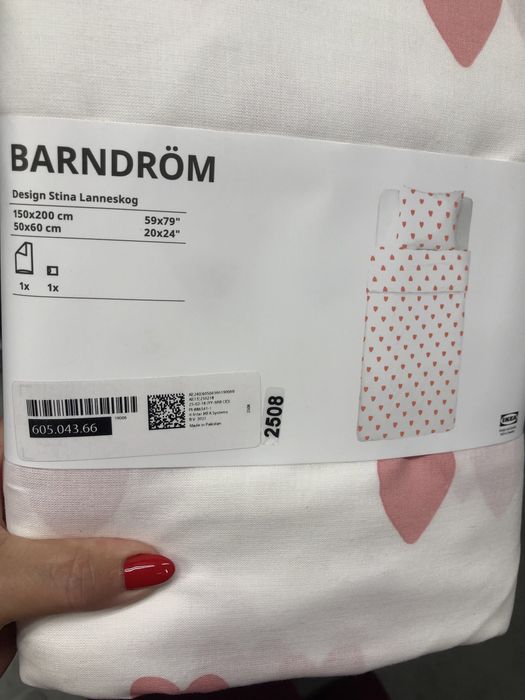 Capa de edredao de solteiro nova e embalado do ikeia