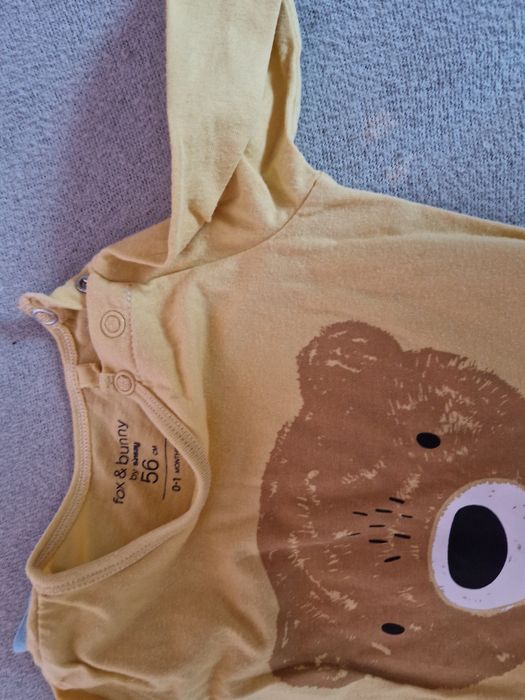 Pajacyki/rampersy 56 3pak