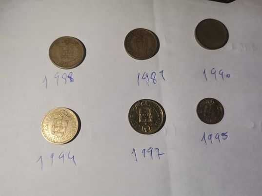 moedas portuguesas