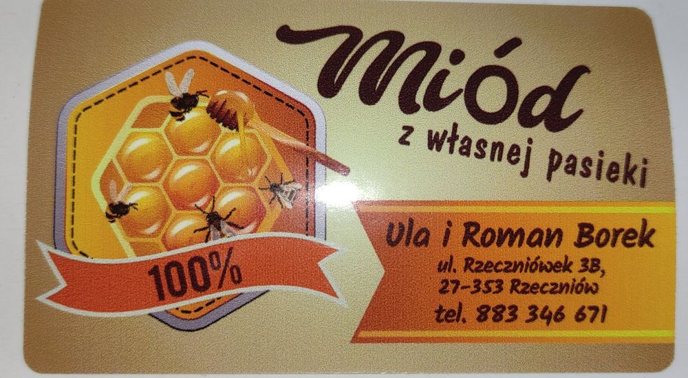 Miód z własnej pasieki