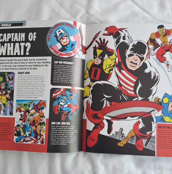 Captain America: The Ultimate Guide to the First Avenger - Marvel Comic Book