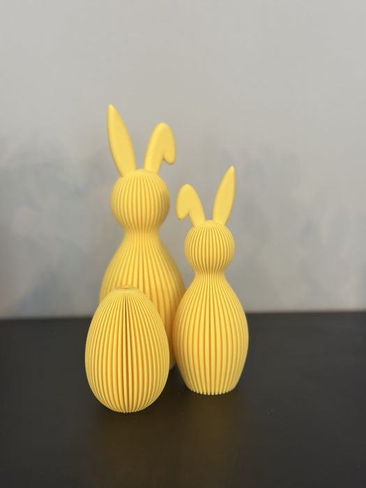 Zajączki wielkanocne żółte