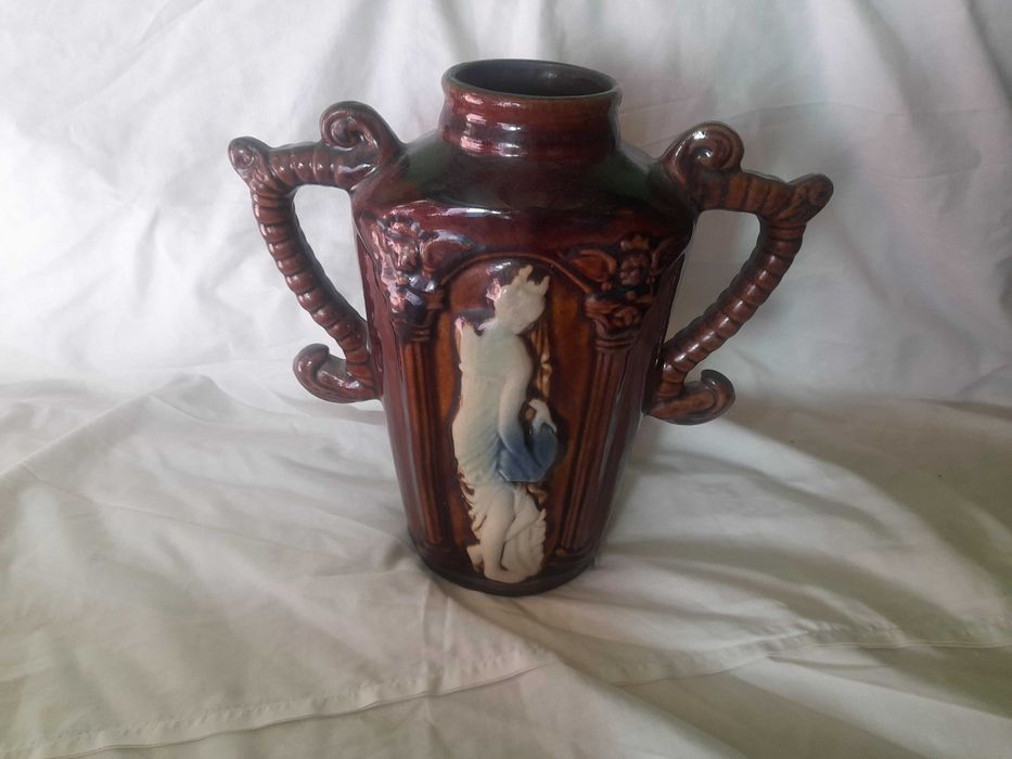 porcelana , ceramika Stary wazon 28 cm