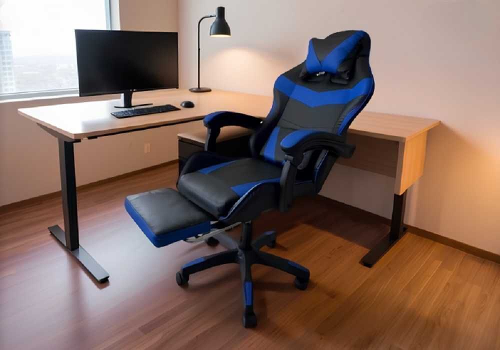 Игровое офисное кресло компьютерное Офісне крісло компютерне підставка