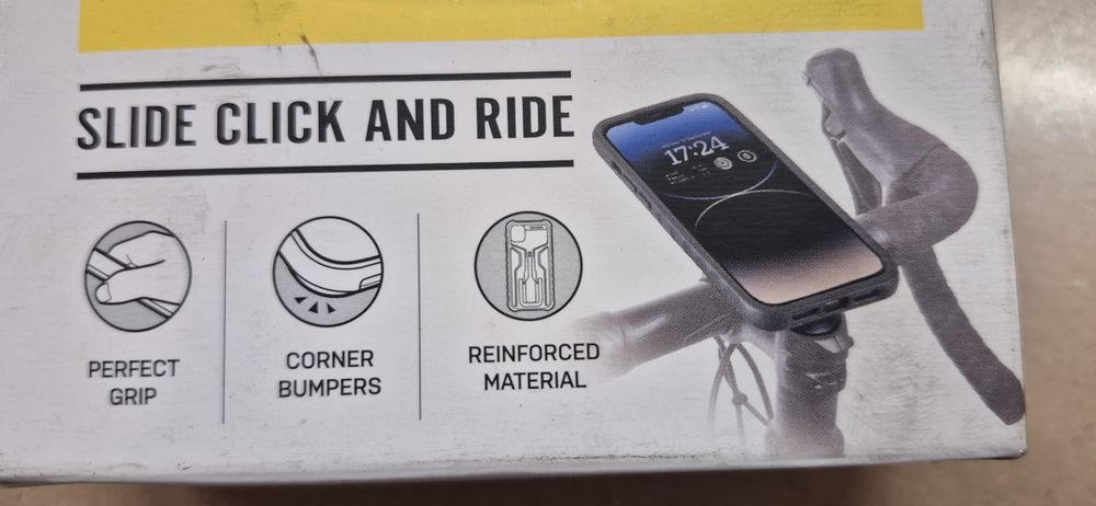 1. Etui z uchwytem na kierownicę TOPEAK RideCase for iPhone 14 Plus