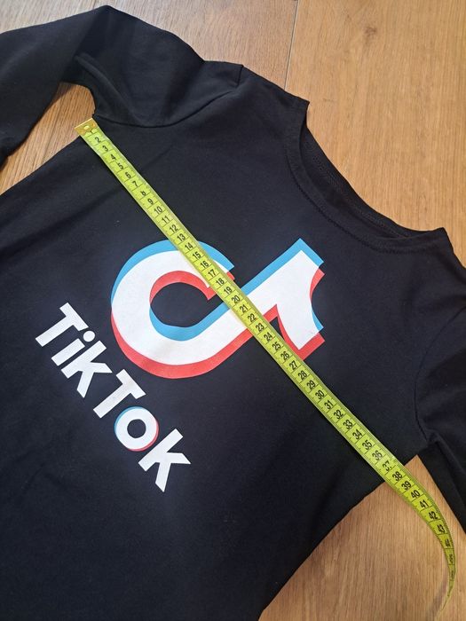 140 sukienka czarna tik tok dziewczynka